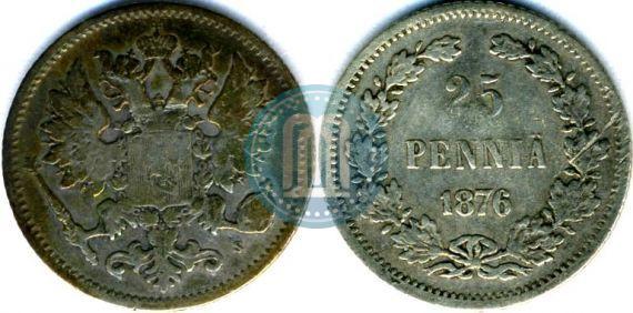 Picture 25 pennia 1876 year S 