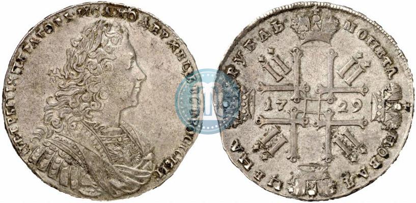 Picture 1 rouble 1729 year  "Type of 1728"