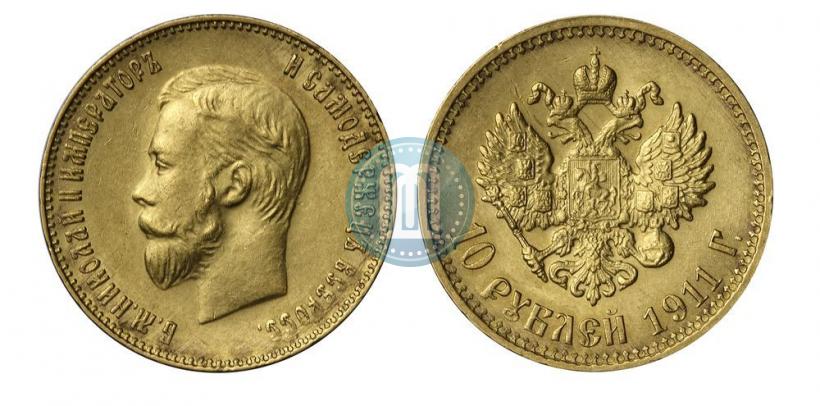 Picture 10 roubles 1911 year (ЭБ) 