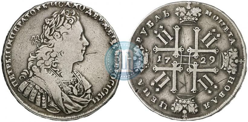 Picture 1 rouble 1729 year  "Type of 1728"