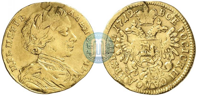 Picture 1 ducat 1712 year D-L-G 