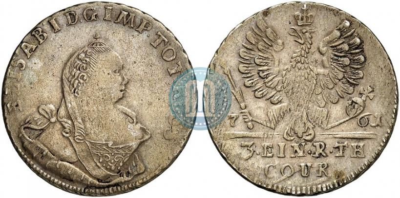 Picture 1/3 Thaler 1761 year  