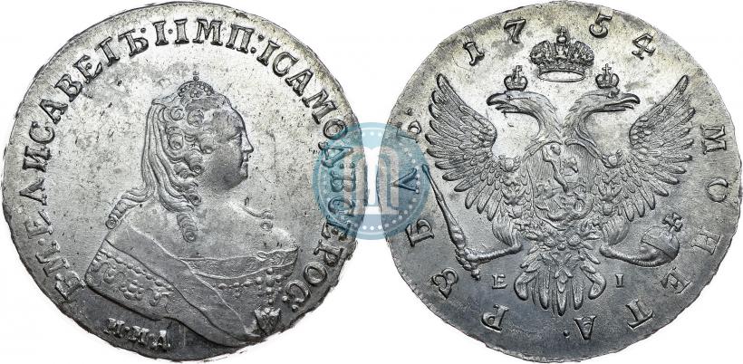 Picture 1 rouble 1754 year ММД-ЕI 