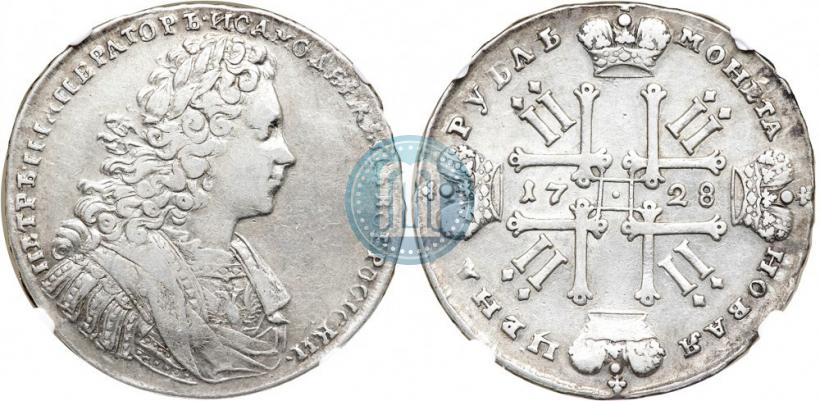 Picture 1 rouble 1728 year  "Type of 1728"