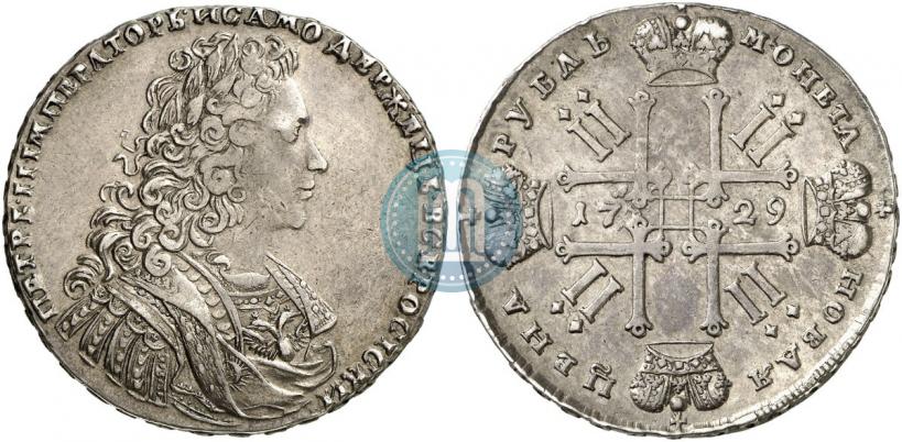 Picture 1 rouble 1729 year  "Type of 1728"