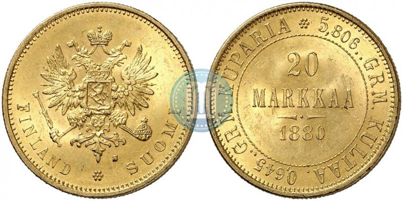 Фото 20 марок 1880 года S 