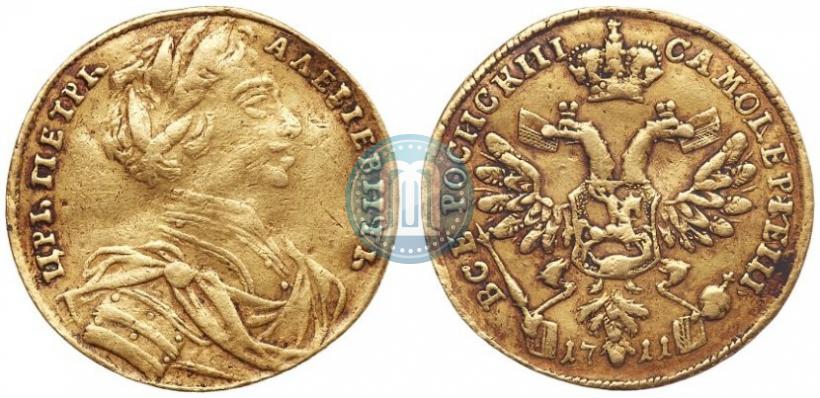 Picture 1 ducat 1711 year  