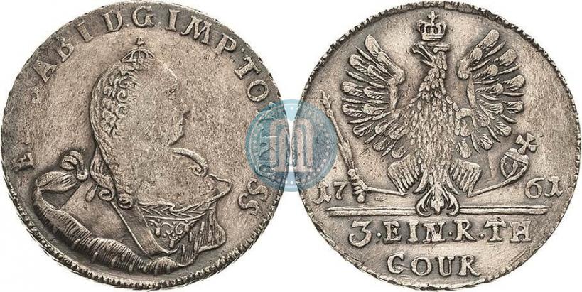 Picture 1/3 Thaler 1761 year  