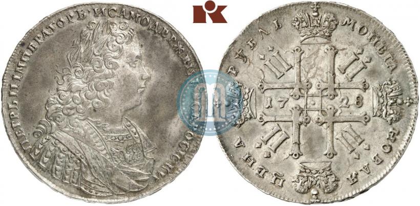 Picture 1 rouble 1728 year  "Type of 1728"