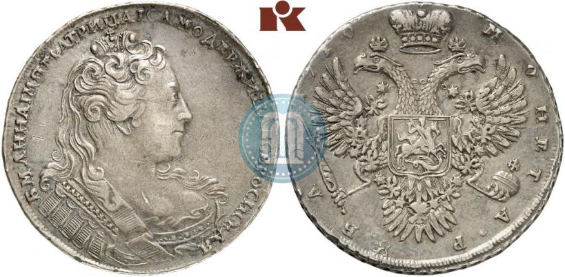 Picture 1 rouble 1730 year  