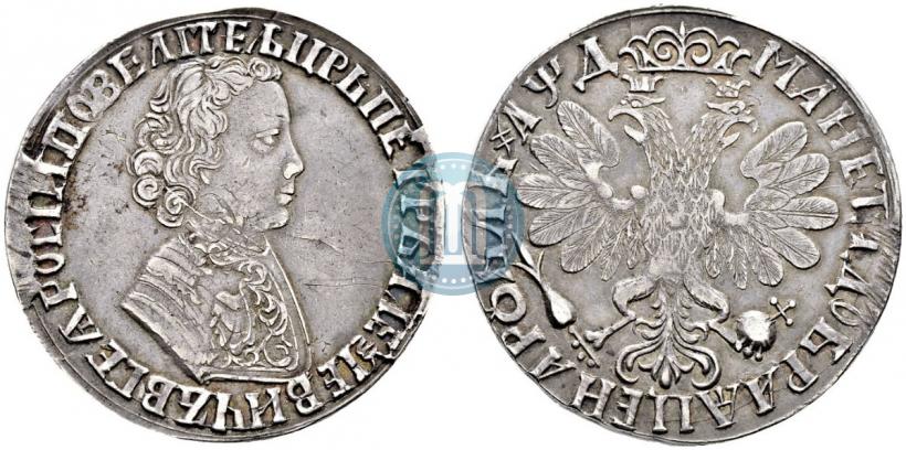 Picture 1 rouble 1704 year  