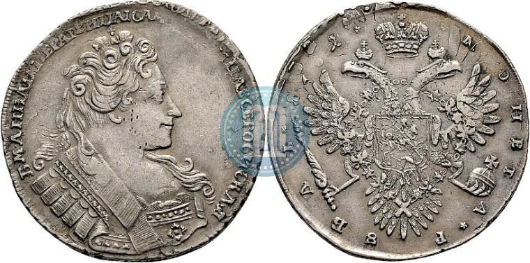 Picture 1 rouble 1732 year  