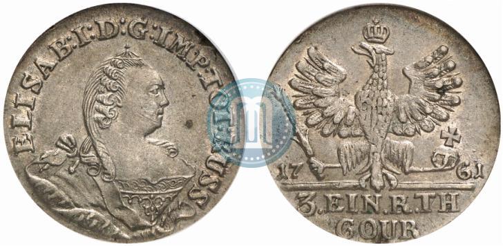 Picture 1/3 Thaler 1761 year  