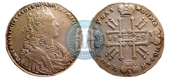 Picture 1 rouble 1729 year  "Type of 1728"