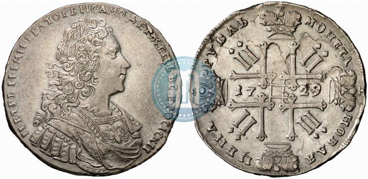 Picture 1 rouble 1729 year  "Type of 1728"