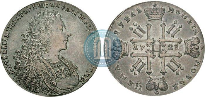 Picture 1 rouble 1728 year  "Type of 1728"