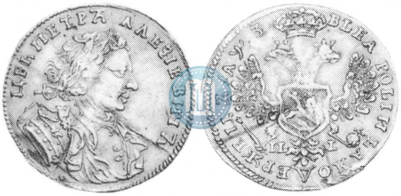 Picture 1 ducat 1707 year IL-L 