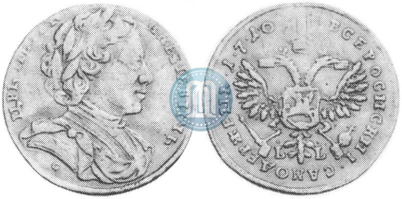 Picture 1 ducat 1710 year L-L-G 