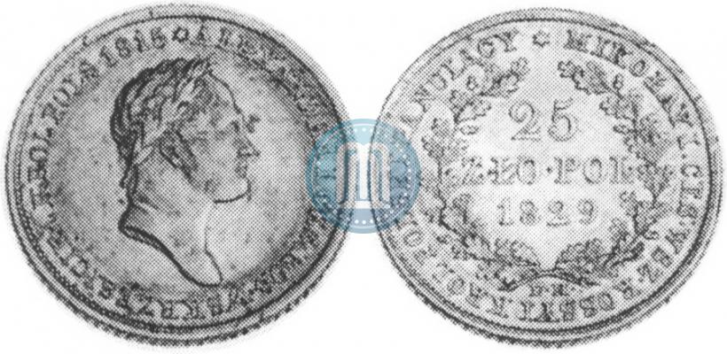 Picture 25 złotych 1829 year FH 