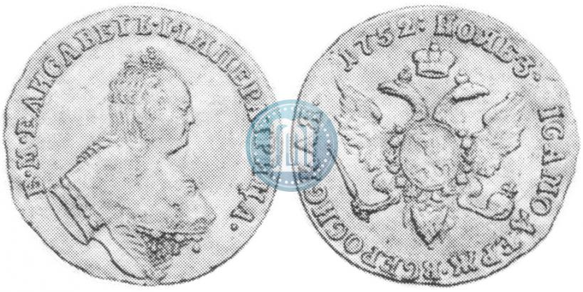 Picture 1 ducat 1752 year  "Eagle on the reverse"