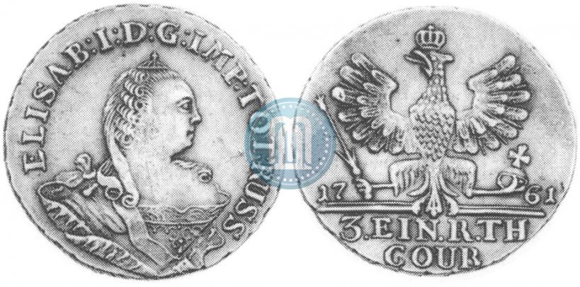 Picture 1/3 Thaler 1761 year  