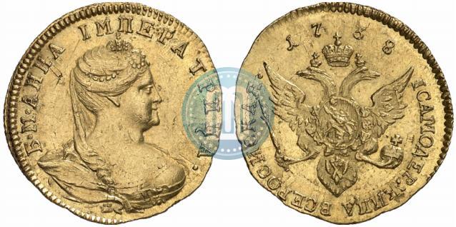 Picture 1 ducat 1738 year  