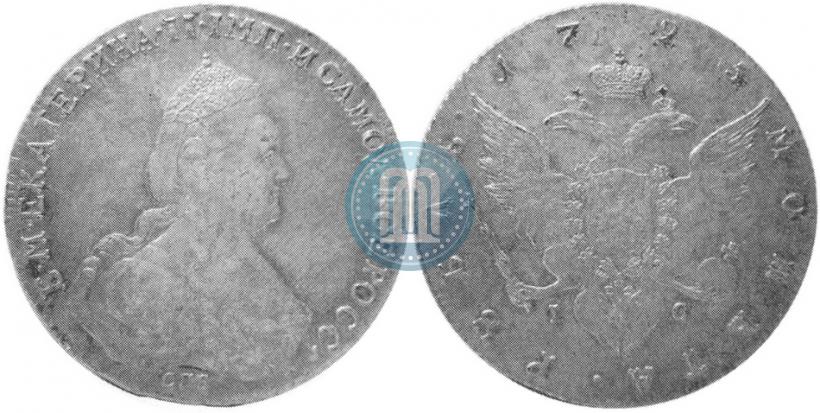 Picture 1 rouble 1795 year СПБ-IС 