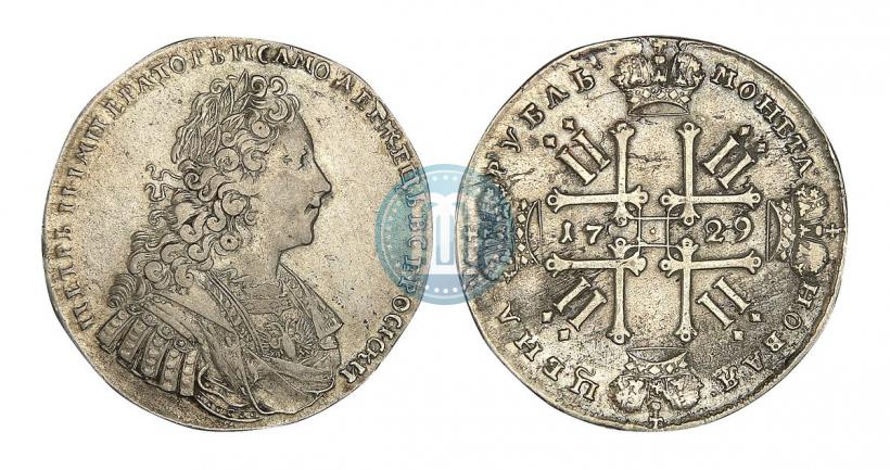 Picture 1 rouble 1729 year  "Type of 1728"