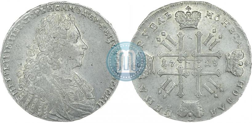 Picture 1 rouble 1728 year  "Type of 1728"