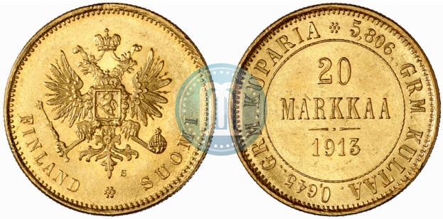 Фото 20 марок 1913 года S 