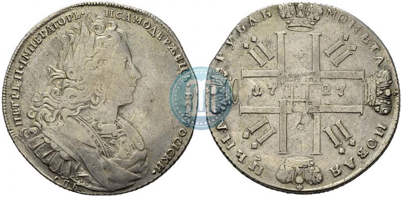 Picture 1 rouble 1727 year СПБ "Petersburg type"