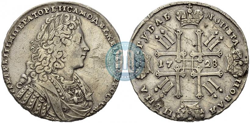 Picture 1 rouble 1728 year  "Type of 1728"