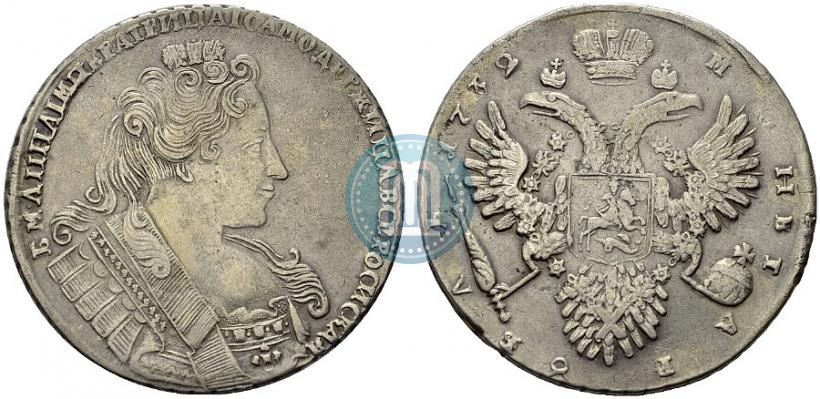 Picture 1 rouble 1732 year  