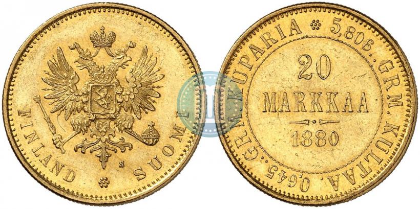 Фото 20 марок 1880 года S 