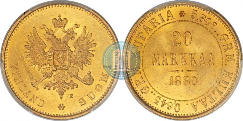 Фото 20 марок 1880 года S 