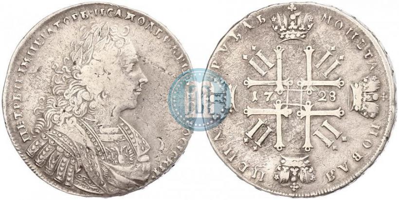 Picture 1 rouble 1728 year  "Type of 1728"