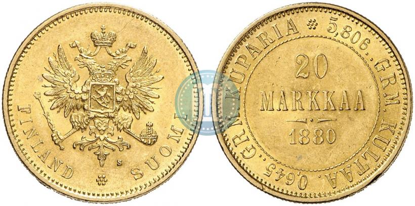 Фото 20 марок 1880 года S 