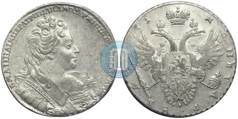 Picture 1 rouble 1731 year  