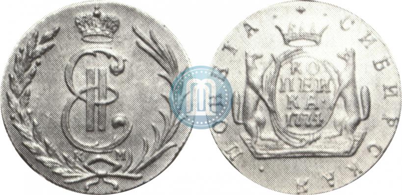 Picture 1 kopeck 1774 year КМ 