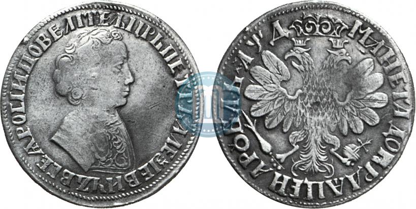 Picture 1 rouble 1704 year  