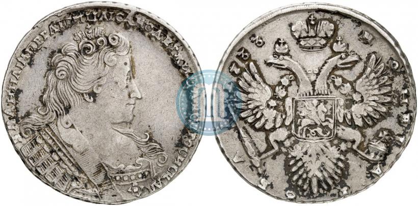 Picture 1 rouble 1733 year  