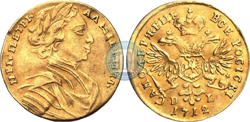 Picture 1 ducat 1712 year D-L 