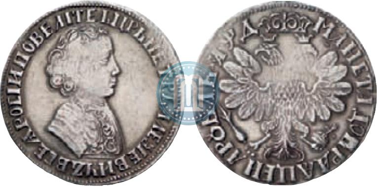 Picture 1 rouble 1704 year  