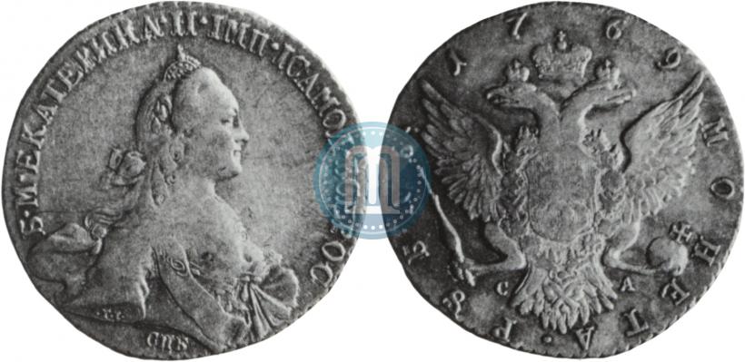 Picture 1 rouble 1769 year СПБ-СА 