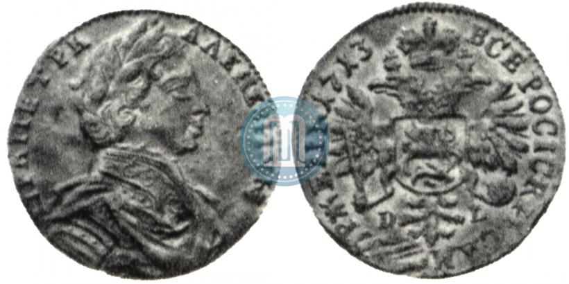 Picture 1 ducat 1713 year D-L 