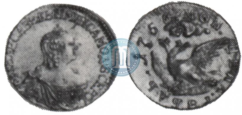 Picture 1 rouble 1756 year  "Eagle in the clouds. Pattern"