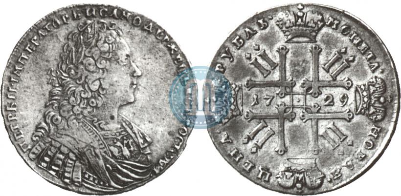 Picture 1 rouble 1729 year  "Type of 1728"