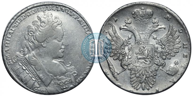 Picture 1 rouble 1731 year  