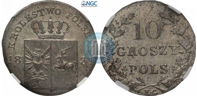 Picture 10 groszy 1831 year KG "Polish uprising"