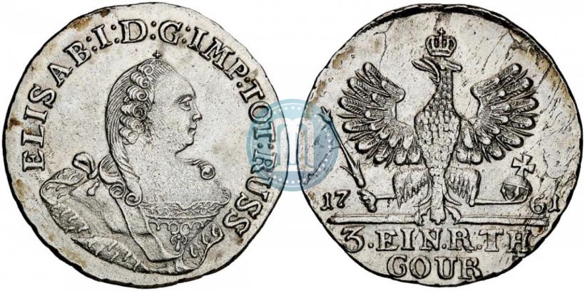 Picture 1/3 Thaler 1761 year  